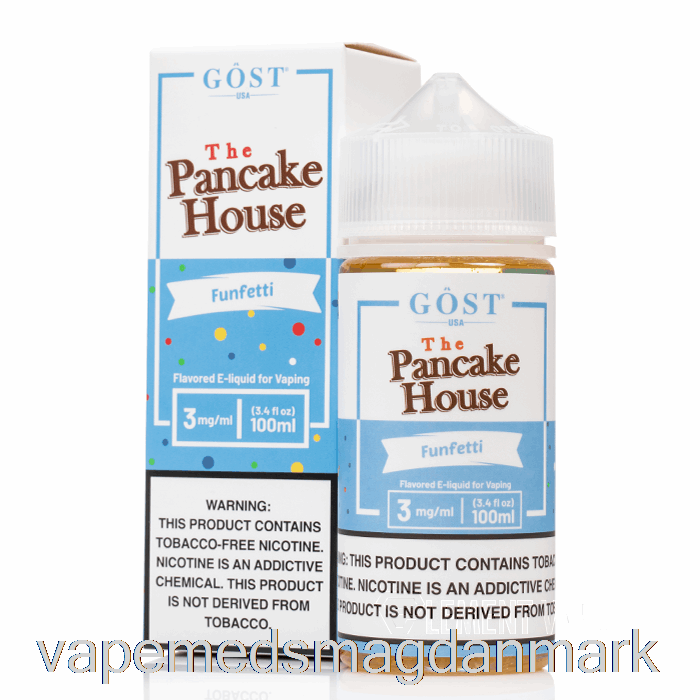 Vape Juice Funfetti - Pandekagehuset - Gost Vapor - 100ml 3mg